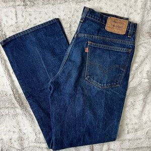 Vintage Levi’s 517 bootcut orange tabs